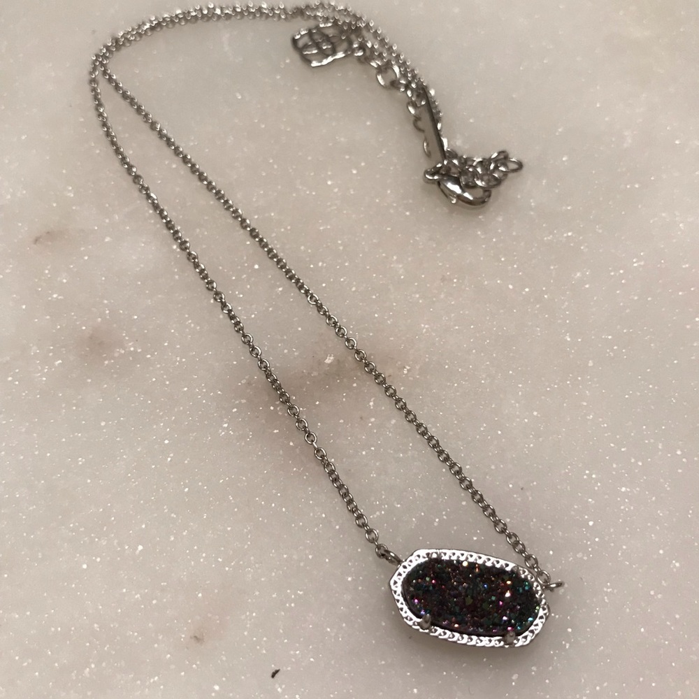 Kendra Scott Elisa Necklace In Multicolor Drusy